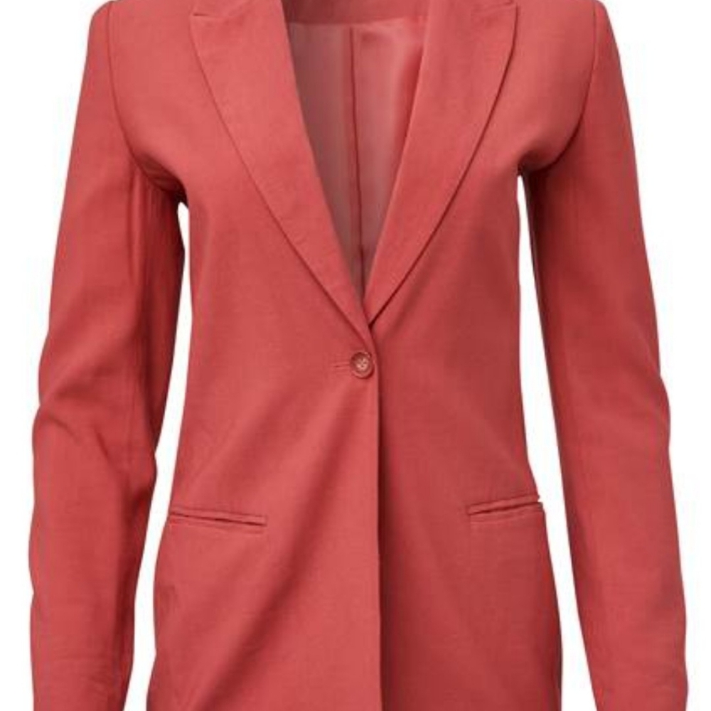 Button-Front Blazer - Picture 3 of 6